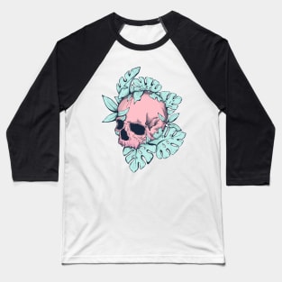 skull and leaves Baseball T-Shirt